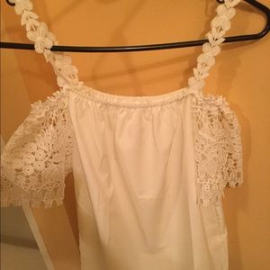 Shein Off Shoulder Floral